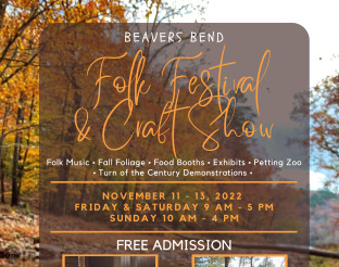 View 2022 Beavers Bend Folk Festival & Craft Show Flyer